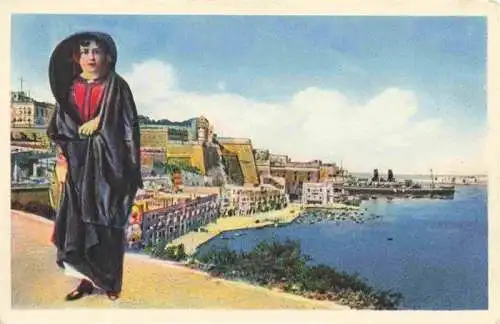 AK / Ansichtskarte  Malta__Insel General view and Lady with Falsetto