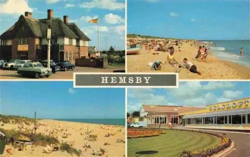 AK / Ansichtskarte  Hemsby_UK The Lacon's Arms Inn The Beach The Golden Sands Seacroft Holiday Camp