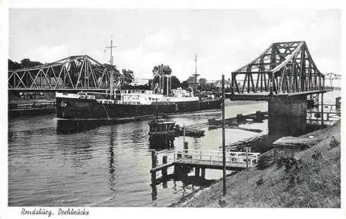 AK / Ansichtskarte  Rendsburg Drehbruecke