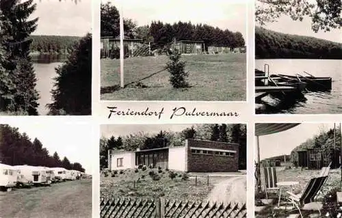 AK / Ansichtskarte  Gillenfeld_Eifel_Rheinland-Pfalz Feriendorf Pulvermaar Campingplatz Ferienbungalows