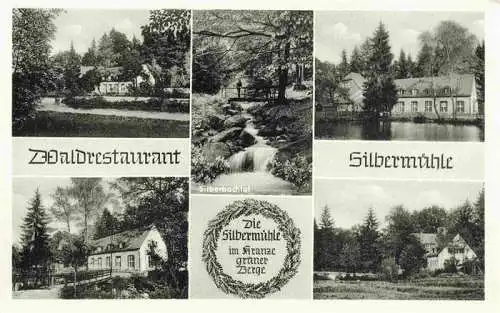 AK / Ansichtskarte  Leopoldstal_Lippe Waldrestaurant Silbermuehle Teilansichten Silberbachtal