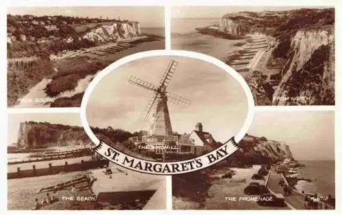 AK / Ansichtskarte  St_Margarets_Bay_Kent_UK Panorama The Windmill The Beach The Promenade