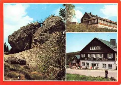 AK / Ansichtskarte  Tannenbergsthal_Vogtland Schneckenstein Klingenthal Sporthotel Waldgut Muehlleithen HO-Hotel Buschhaus