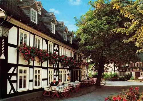 AK / Ansichtskarte  Oberkirchen_Sauerland_Schmallenberg Gasthof Schuette Fachwerkhaus