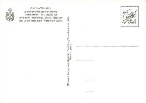 AK / Ansichtskarte  Oberkirchen_Sauerland_Schmallenberg Gasthof Schuette Fachwerkhaus