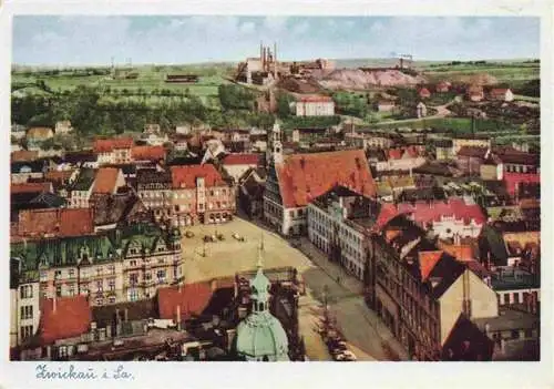 AK / Ansichtskarte  ZWICKAU__Sachsen Stadtpanorama Zeche