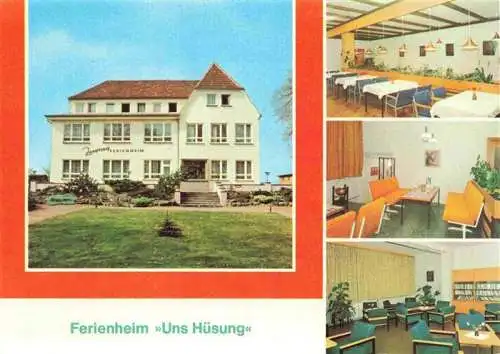 AK / Ansichtskarte  Boltenhagen_Ostseebad Ferienheim Uns Huesung Speisesaal Kantine Klubraum