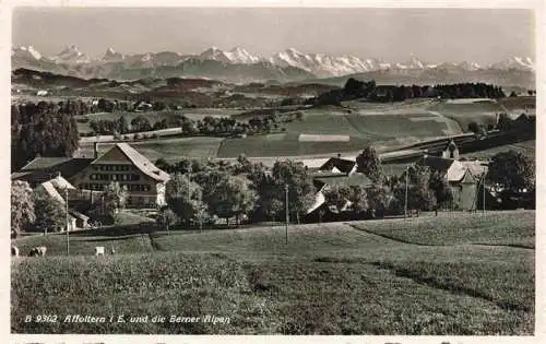AK / Ansichtskarte  Affoltern_Emmental_BE Panorama und die Berner Alpen