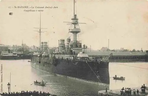 AK / Ansichtskarte  ST-NAZAIRE_SAINT-NAZAIRE_44_Loire-Atlantique Le Cuirassé Amiral-Aube