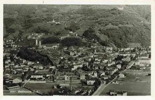 AK / Ansichtskarte  BELLINZONA_TI Fliegeraufnahme