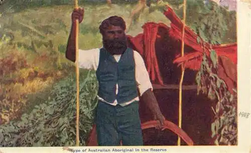 AK / Ansichtskarte  Australia_Australien_ Type of Australian Aboriginal in the Reserve
