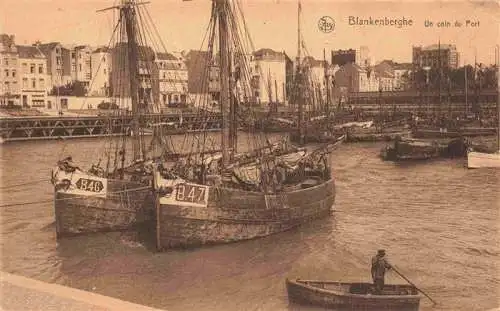 AK / Ansichtskarte 73987757 Blankenberghe_BLANKENBERGE_Belgie Un coin du port