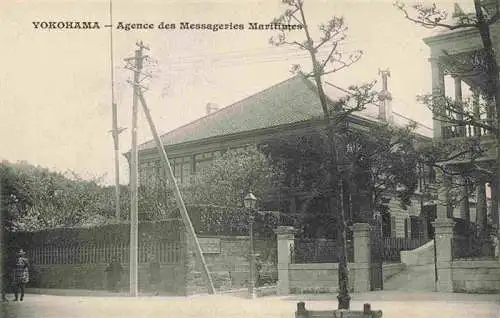 AK / Ansichtskarte 73987764 Yokohama_JP Agence des Messageries Maritimes