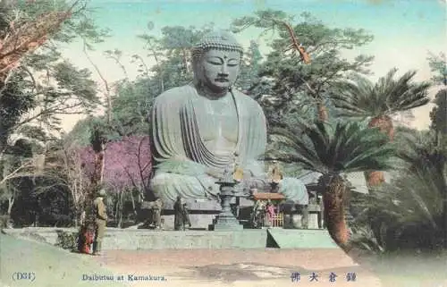 AK / Ansichtskarte 73987767 Kamakura_Japan Daibutsu Buddha