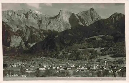 AK / Ansichtskarte  Maienfeld_Mayenfeld_GR Panorama Alpen