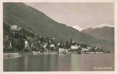 AK / Ansichtskarte  Brenscino_Brissago_Lago_Maggiore_TI Panorama Ansicht vom See aus