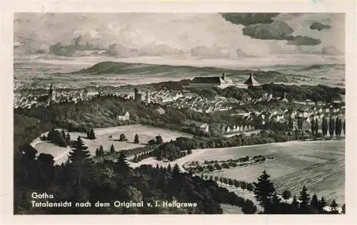 AK / Ansichtskarte  GOTHA__Thueringen Panorama