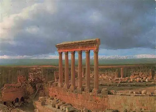 AK / Ansichtskarte 73987887 Liban_Le_Libanon Temple de Jupiter a Baalbek