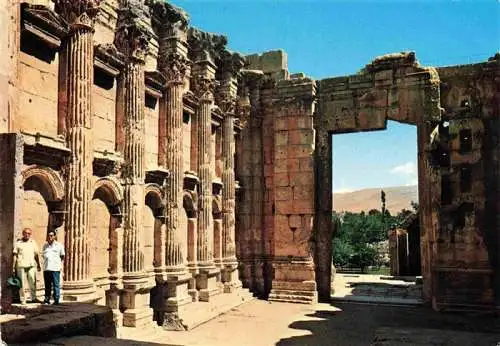 AK / Ansichtskarte 73987893 Baalbek_Baalbeck_Lebanon Interior of Bacchus Temple