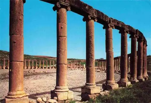 AK / Ansichtskarte  Jerash_Jordanien The Forum of Jerash