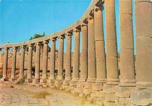 AK / Ansichtskarte 73987899 Jerash_Jordanien Pillars of Jerash