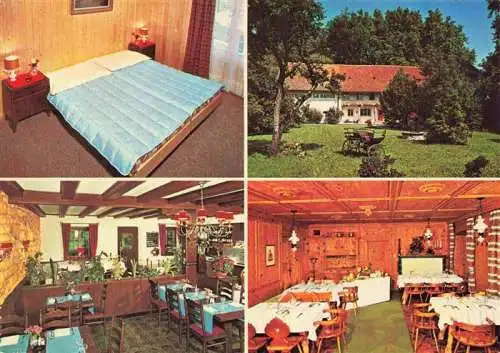 AK / Ansichtskarte  La_Sauge_Chambrelien_NE Auberge de La Sauge Arfenstube Broyestube Zimmer Garten