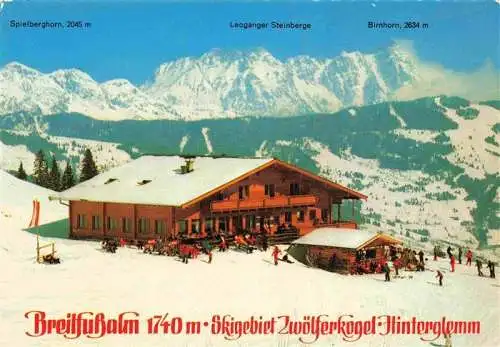 AK / Ansichtskarte 73987905 Saalbach_-Hinterglemm_AT Breifussalm Skigebiet Zwoelferkogel 