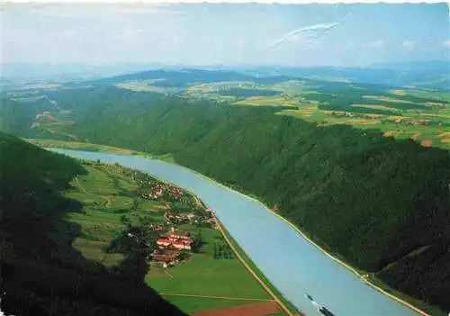 AK / Ansichtskarte 73987908 Engelhartszell_Donau_Oberoesterreich_AT Fliegeraufnahme