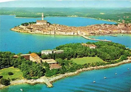 AK / Ansichtskarte 73987919 Rovinj_Rovigno_Istrien_Croatia Fliegeraufnahme