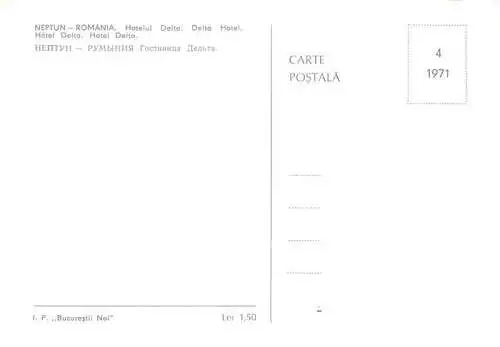 AK / Ansichtskarte  Neptun_Romania Hotelul Delta Fliegeraufnahme