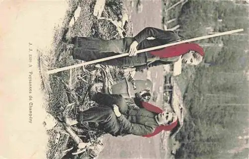 AK / Ansichtskarte  Champery_VS Paysannes de Champéry