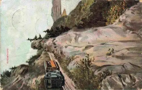 AK / Ansichtskarte  Rigi_Kloesterli_SZ Kraebelwand Serie 51 Arth-Rigi-Bahn Offizielle Ansichtskarte No. 4