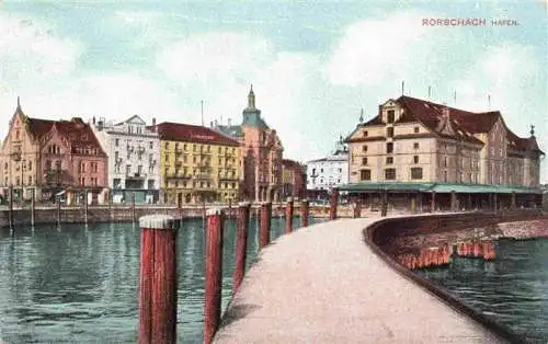 AK / Ansichtskarte  RORSCHACH_Bodensee_SG Hafen