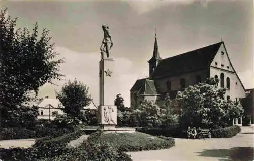 AK / Ansichtskarte 73987979 Malacky_Slovakia Denkmal Kirche