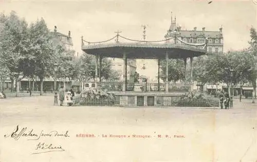 AK / Ansichtskarte  BEZIERS_34_Herault Kiosque à musique