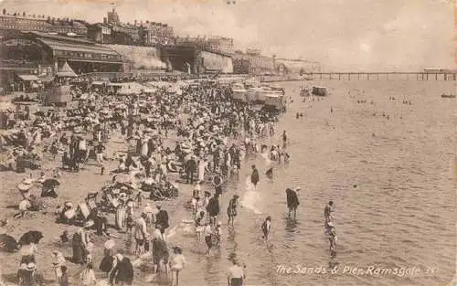 AK / Ansichtskarte  Ramsgate_UK The Sands and pier