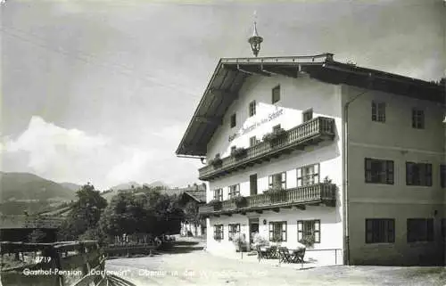 AK / Ansichtskarte 73988064 Oberau__Wildschoenau_Tirol_AT Gasthof Pension Dorferwirt