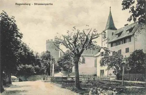 AK / Ansichtskarte  Regensberg_Dielsdorf_ZH Strassenpartie