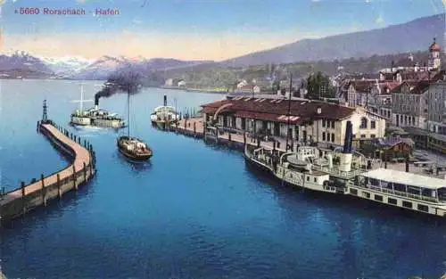 AK / Ansichtskarte  RORSCHACH_Bodensee_SG Hafen