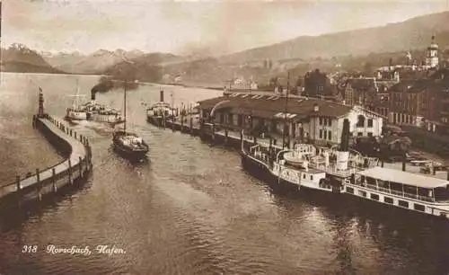 AK / Ansichtskarte  RORSCHACH_Bodensee_SG Hafen