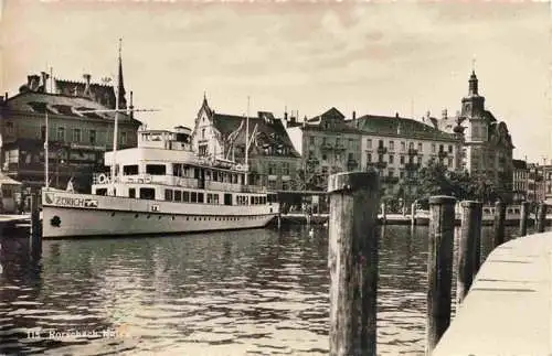 AK / Ansichtskarte  RORSCHACH_Bodensee_SG Hafen Dampfer