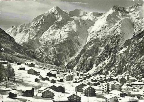 AK / Ansichtskarte  Graechen_Visp_VS Panorama Brunegghorn Weisshorngruppe