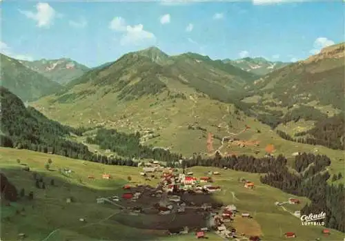 AK / Ansichtskarte  Riezlern_Kleinwalsertal_Vorarlberg Fliegeraufnahme mit Heuberg Walmendingerhorn Schwarzwassertal und Hochifen