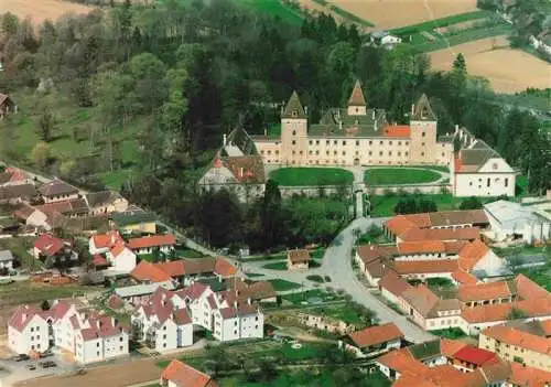 AK / Ansichtskarte  Herzogenburg_Niederoesterreich_AT Waltersdorf mit Schloss Exerzitienheim Fliegeraufnahme