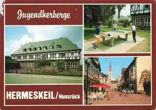 AK / Ansichtskarte  Hermeskeil Jugendherberge Altstadtmotiv Tischtennis