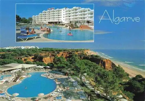 AK / Ansichtskarte 73988202 Olhos_de_Agua_PT Hotel Riu Falesia Algarve Fliegeraufnahme Pool