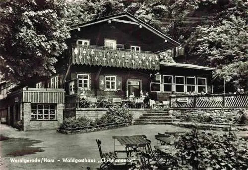 AK / Ansichtskarte 73988212 Wernigerode_Harz Waldgasthaus Christianental