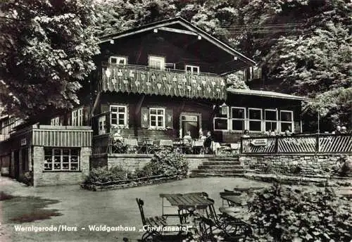 AK / Ansichtskarte  Wernigerode_Harz Waldgasthaus Christianental