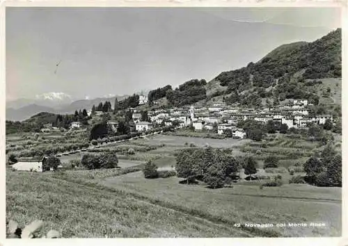 AK / Ansichtskarte  Novaggio_Lugano_TI Panorama Col Monte Rosa