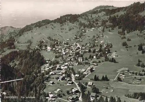 AK / Ansichtskarte  Chesieres_VD Fliegeraufnahme